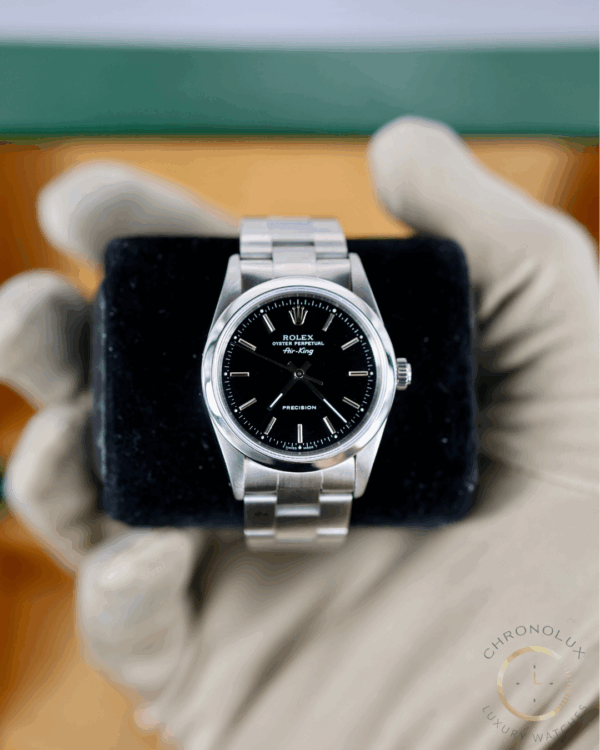 Rolex Air King 14000 Black Dial 34mm Full Set 1995 - immagine 5