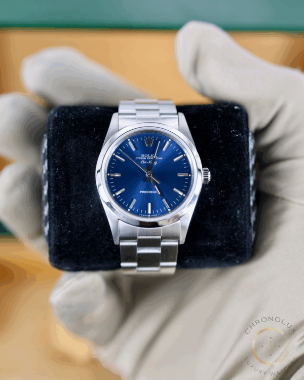 Rolex Air King 14000 Blue Dial 34mm Full Set 1998 - immagine 5