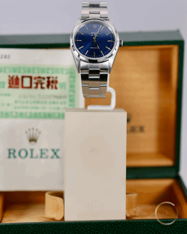 Rolex Air King 14000 Blue Dial 34mm Full Set 1998 - immagine 6