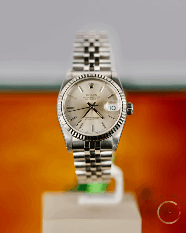Rolex Lady Datejust 68274 Jubilee 31mm Silver Dial Full Set 1991