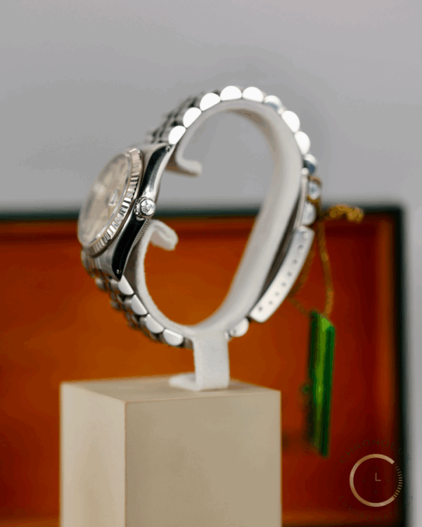 Rolex Lady Datejust 68274 Jubilee 31mm Silver Dial Full Set 1991 - immagine 2
