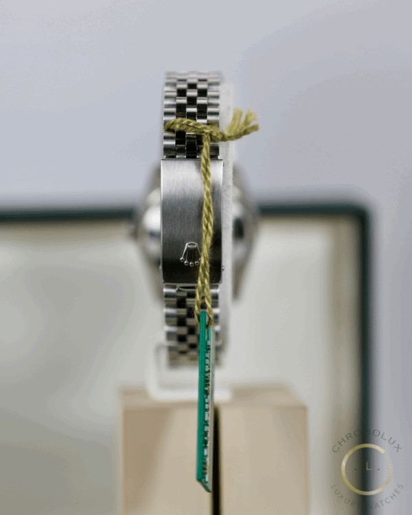 Rolex Lady Datejust 78274 Jubilee 31mm Black MOP Diamonds Dial Full Set 2002 - immagine 4