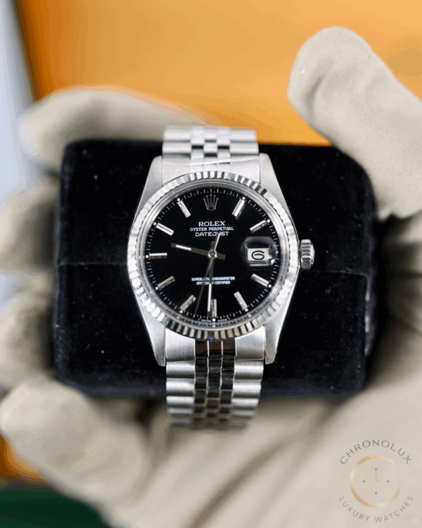 Rolex Datejust 16014 Jubilee 36mm Black Dial Full Set 1988 - immagine 6