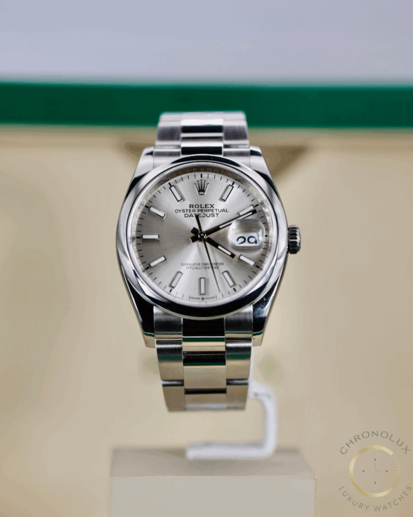 Rolex Datejust 126200 Silver Dial 36mm Full Set 2019