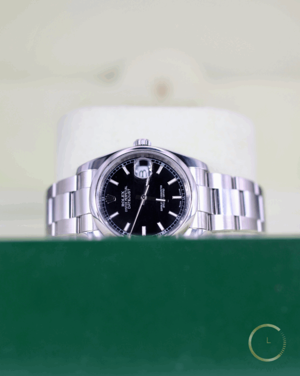 Rolex Datejust 116200 Black Dial 36mm Full Set 2011 - immagine 2