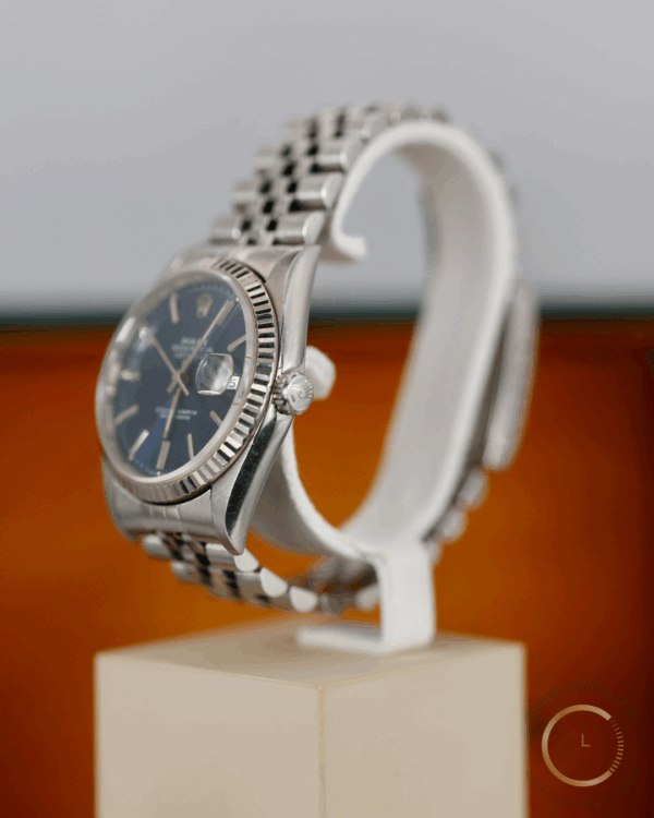 Rolex Datejust 16234 Jubilee 36mm Blue Index Dial 1995 Full Set - immagine 2