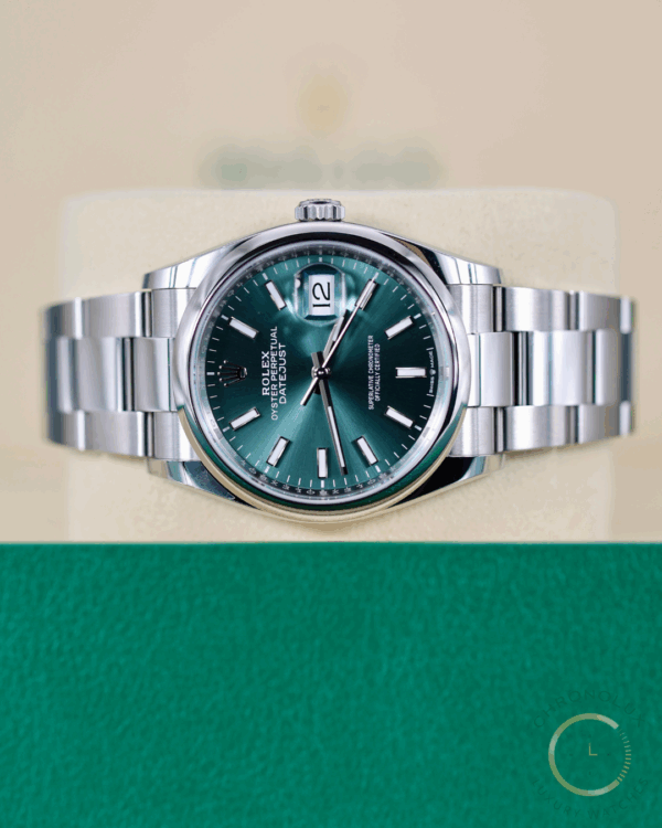 Rolex Datejust 126200 Green Dial 36mm Full Set 2025 - immagine 2