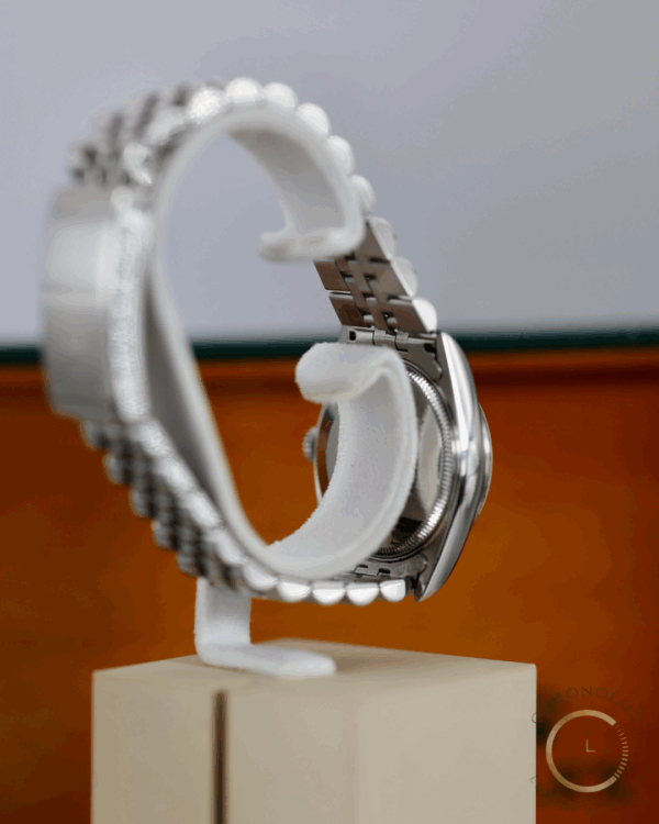Rolex Lady Datejust 68274 Jubilee 31mm Silver Diamonds Dial Full Set 1994 - immagine 3