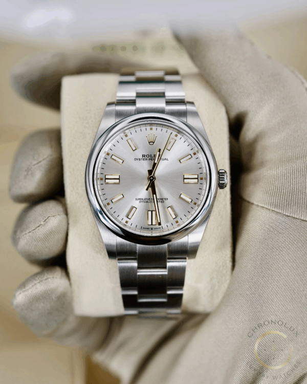 Rolex Oyster Perpetual Date 124300 41mm Silver Dial 2024 Full Set - immagine 5