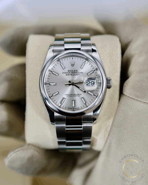 Rolex Datejust 126200 Silver Dial 36mm Full Set 2019 - immagine 5