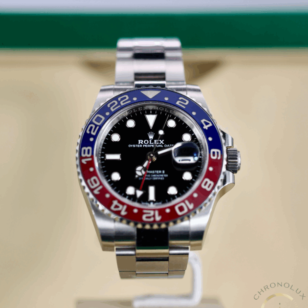 Rolex GMT Master II Pepsi Oyster 126710BLRO Full Set 2022