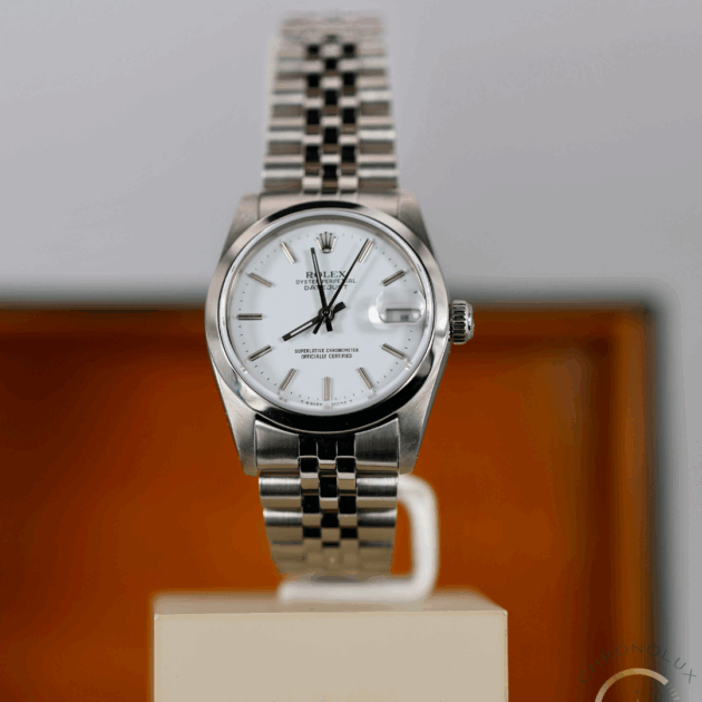 Rolex Datejust 68240 Jubilee 31mm White Dial Full Set 1988