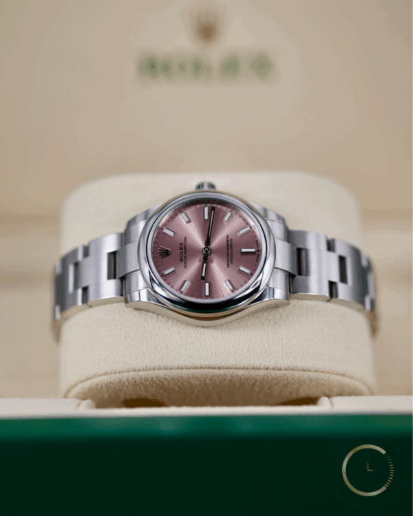 Rolex Oyster Perpetual 277200 31mm Pink Dial Full Set 2022 - immagine 2