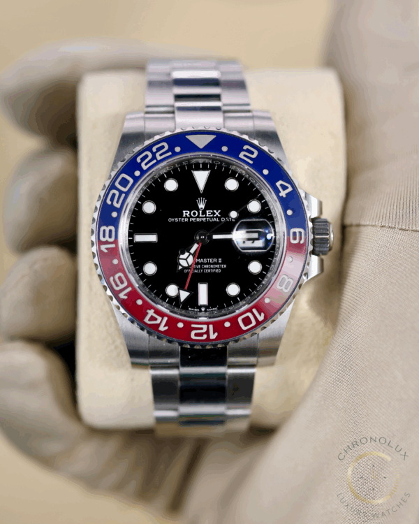 Rolex GMT Master II Pepsi Oyster 126710BLRO Full Set 2022 - immagine 5