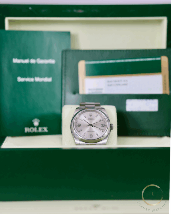 Rolex Oyster Perpetual 116000 36mm Silver Dial 2010 Full Set - immagine 6