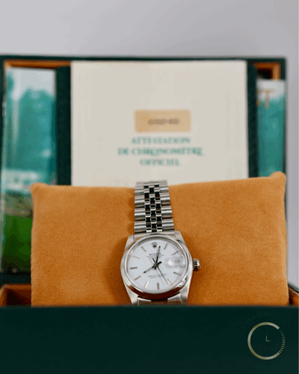 Rolex Datejust 68240 Jubilee 31mm White Dial Full Set 1988 - immagine 6