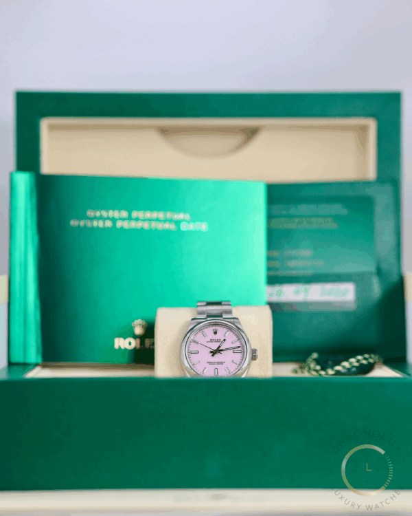 Rolex Oyster Perpetual 277200 31mm Candy Pink Dial Full Set 2020 - immagine 6