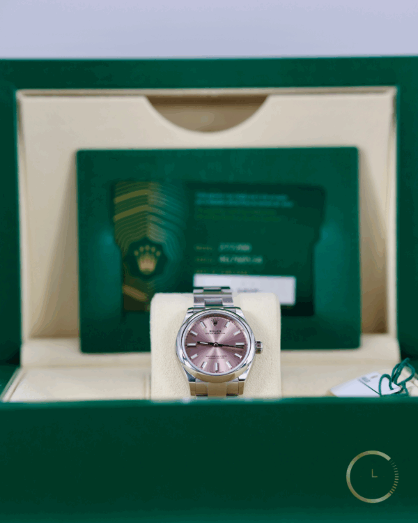 Rolex Oyster Perpetual 277200 31mm Pink Dial Full Set 2022 - immagine 6