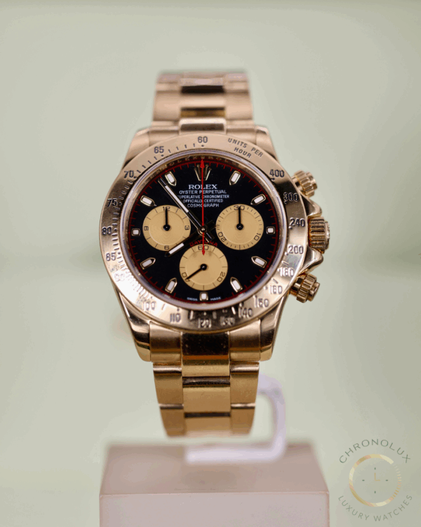 Rolex Daytona Paul Newman Dial Full Gold 116528 Full Set 2014