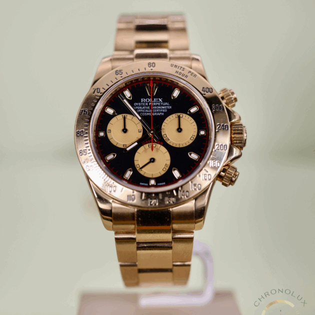 Rolex Daytona Paul Newman Dial Full Gold 116528 Full Set 2014