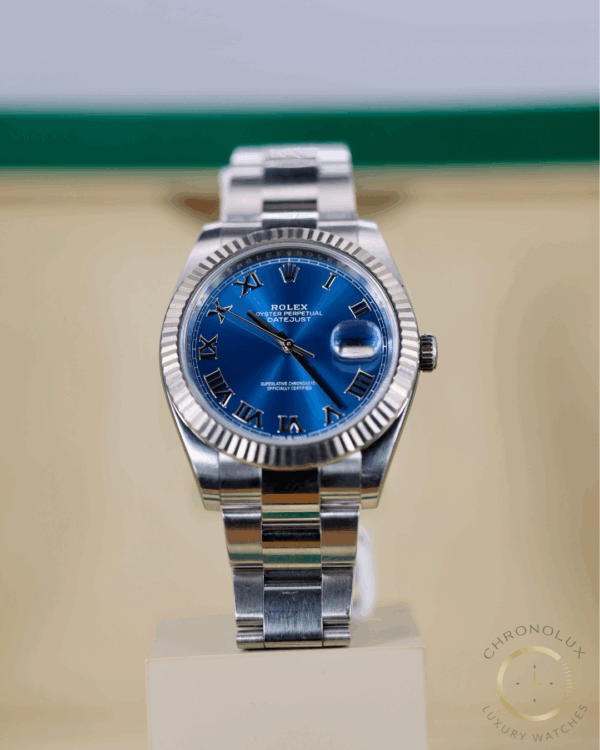 Rolex Datejust 126334 Azzurro Romani 41mm Full Set 2019