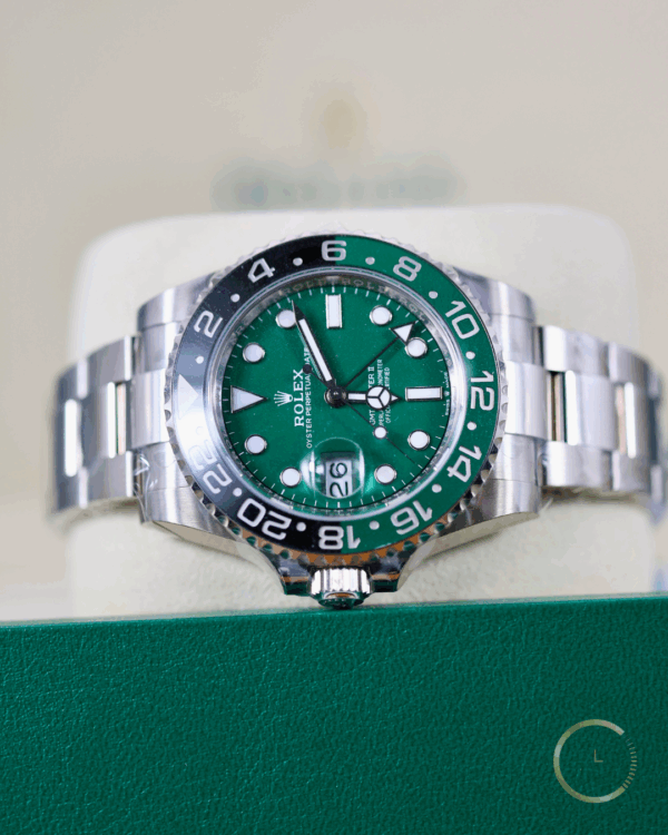 Rolex GMT Master II Sprite Green Dial Jub 126729VTNR Full Set New 2025 - immagine 2
